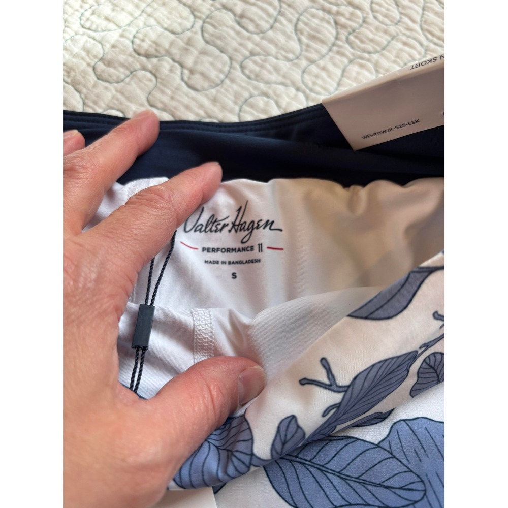 Walter Hagen Performance 11 Womens Floral Golf Skort Blue White 16 Inch Small - Picture 3 of 4